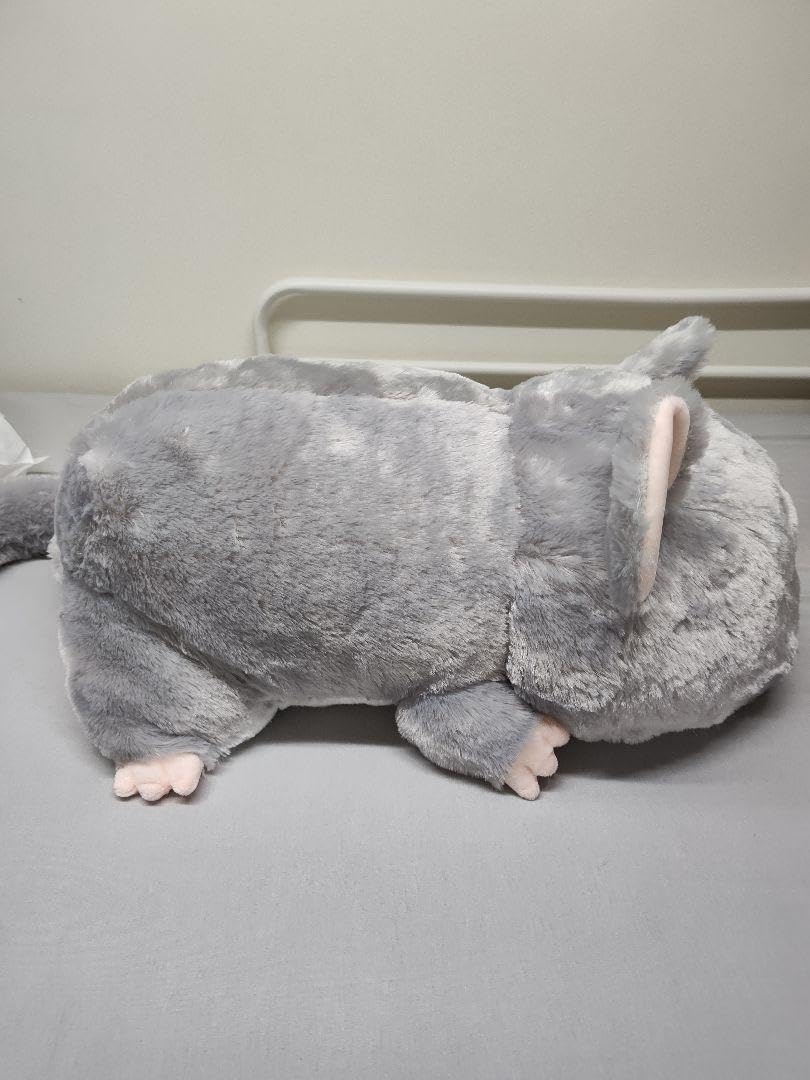 Amazon.co.jp: ニホンヤマネ ウルトラ BIG ぬいぐるみ グレー